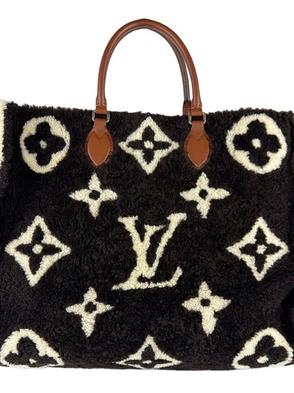 LOUIS VUITTON Monogram Teddy On The Go GM Handbag Shoulder Bag